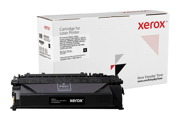 XEROX HIGH YIELD BLACK TONER CARTRIDGE 1 XEROX HIGH YIELD BLACK TONER CARTRIDGE