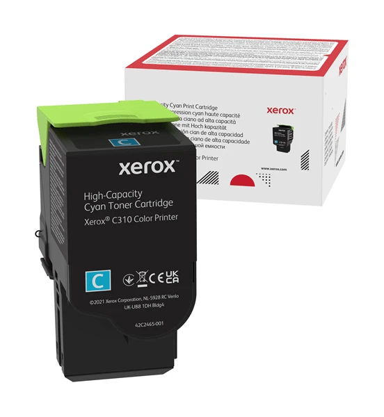 XEROX C310 CYAN HIGH CAPACITY TONER CARTRIDGE 5500 PAGE S 1 XEROX C310 CYAN HIGH CAPACITY TONER CARTRIDGE 5500 PAGE S