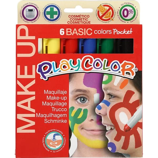 POCKET MAKE UP BASIC 6 COLORES SURTIDOS PLAYCOLOR 01001 3 POCKET MAKE UP BASIC 6 COLORES SURTIDOS PLAYCOLOR 01001 - Imagen 3