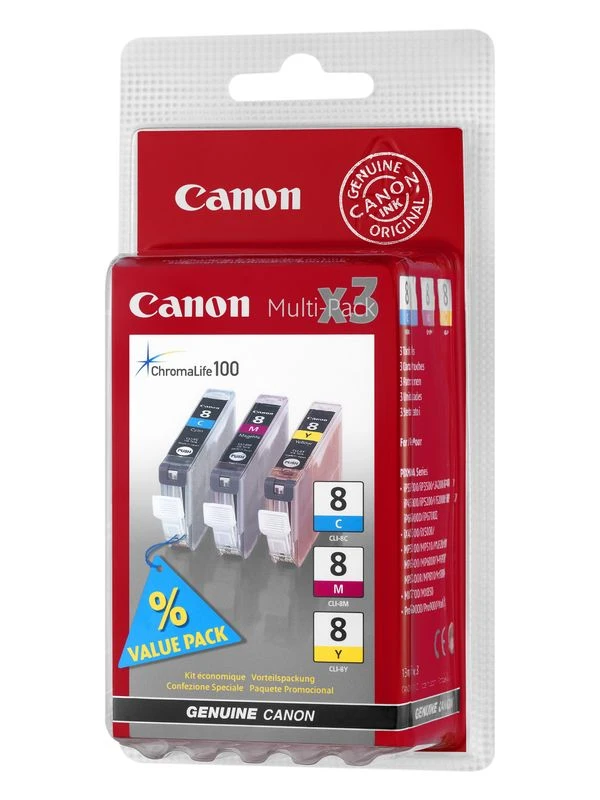 CARTUCHO CANON MULTIPACK CLI-8 3 CARTUCHO CANON MULTIPACK CLI-8 - Imagen 3