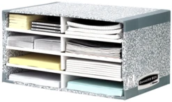 ORGANIZADOR GRIS BLANCO BANKERS BOX 08750EU