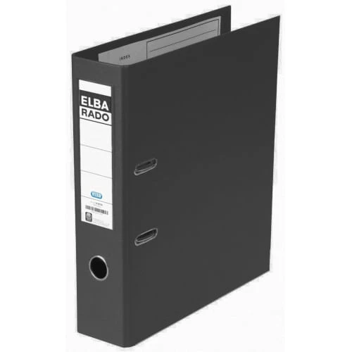 ARCHIVADOR PALANCA RADO PLAST FOLIO ANCHO COLOR NEGRO ELBA 100022764 2 ARCHIVADOR PALANCA RADO PLAST FOLIO ANCHO COLOR NEGRO ELBA 100022764 - Imagen 2