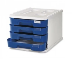 MODULO DE 4 CAJONES POLIESTIRENO AZUL FAIBO 1000M-07