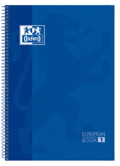 CUADERNO EUROPEANBOOK 1 TAPA EXTRADURA A4 80 HOJAS 5X5 COLOR AZUL OSCURO OXFORD 100430197