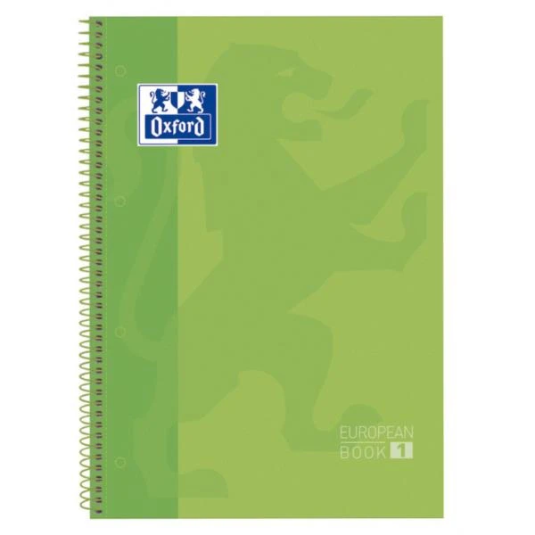 CUADERNO EUROPEANBOOK 1 TAPA EXTRADURA A4 80 HOJAS 5X5 COLOR VERDE MANZANA OXFORD 100430199 2 CUADERNO EUROPEANBOOK 1 TAPA EXTRADURA A4 80 HOJAS 5X5 COLOR VERDE MANZANA OXFORD 100430199 - Imagen 2