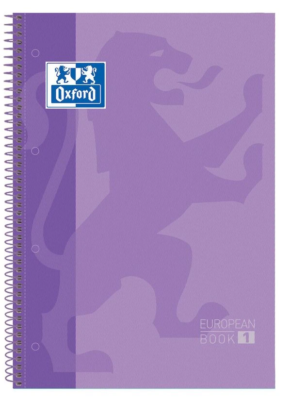 CUADERNO EUROPEANBOOK 1 TAPA EXTRADURA A4 80 HOJAS 5X5 COLOR MALVA OXFORD 100430201 2 CUADERNO EUROPEANBOOK 1 TAPA EXTRADURA A4 80 HOJAS 5X5 COLOR MALVA OXFORD 100430201 - Imagen 2