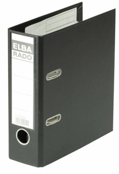 ARCHIVADOR PALANCA RADO PLAST A4 ANCHO COLOR NEGRO DOBLE MECANISMO ELBA 100551851 1 ARCHIVADOR PALANCA RADO PLAST A4 ANCHO COLOR NEGRO DOBLE MECANISMO ELBA 100551851