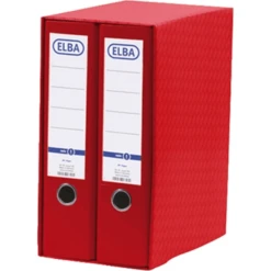 MODULO ARCHIVADOR PALANCA X2 RADO TOP A4 ANCHOS COLOR ROJO ELBA 100580052