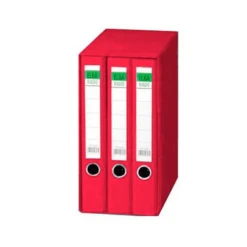 MODULO ARCHIVADOR PALANCA X3 RADO TOP A4 ESTRECHOS COLOR ROJO ELBA 100580058