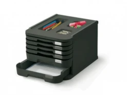 MODULO DE 8 CAJONES POLIESTIRENO NEGRO FAIBO 1008-02