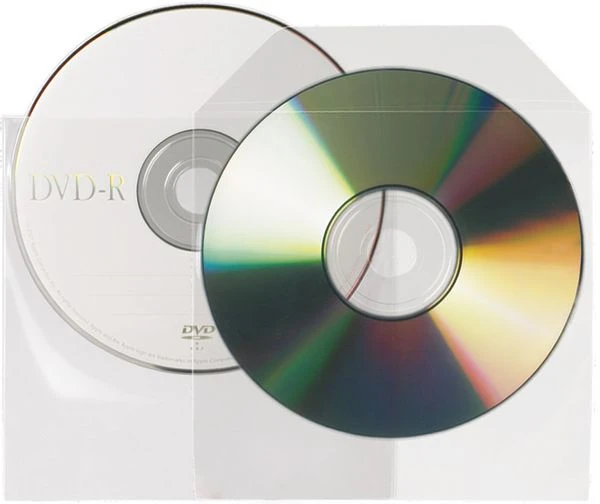 PACK DE 25 FUNDAS CD-DVD PP TRANSPARENTE NO ADHESIVAS CON SOLAPA 3L 10295 2 PACK DE 25 FUNDAS CD-DVD PP TRANSPARENTE NO ADHESIVAS CON SOLAPA 3L 10295 - Imagen 2
