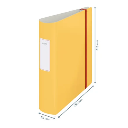 ARCHIVADOR ACTIVE COSY 180 80MM AMARILLO LEITZ 10380019 7 ARCHIVADOR ACTIVE COSY 180 80MM AMARILLO LEITZ 10380019 - Imagen 7