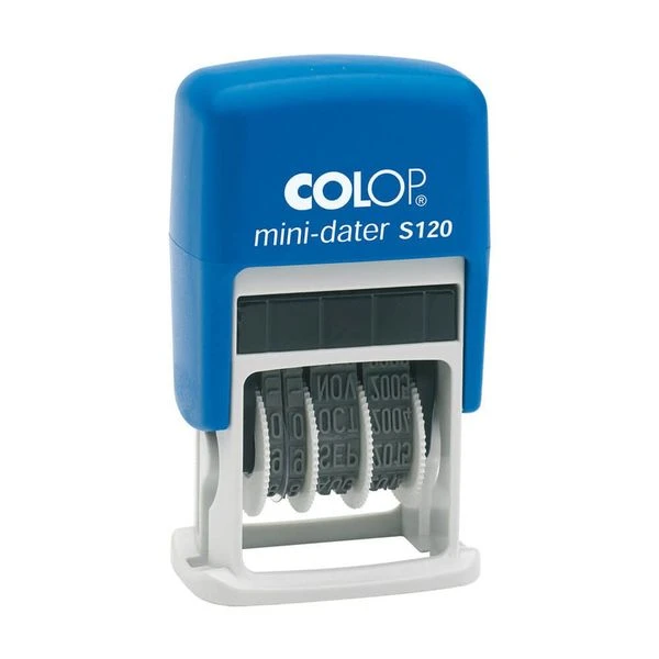 SELLO DE ENTINAJE S 120 4MM ESPANOL AZUL AZUL COLOP 104789 2 SELLO DE ENTINAJE S 120 4MM ESPANOL AZUL AZUL COLOP 104789 - Imagen 2
