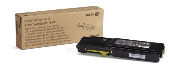 TONER XEROX PHASER 6600DN-WORKCENTER 6605 YELLOW 2 TONER XEROX PHASER 6600DN-WORKCENTER 6605 YELLOW - Imagen 2