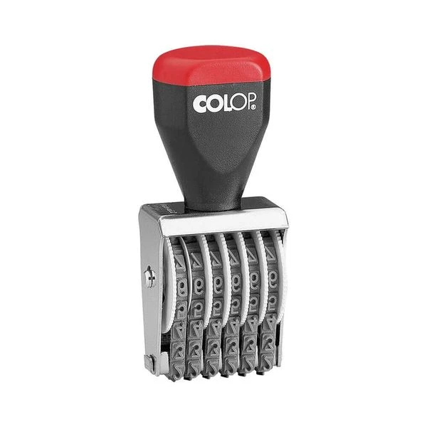 NUMERADOR MANUAL 4MM 6 BANDAS COLOP 108834 2 NUMERADOR MANUAL 4MM 6 BANDAS COLOP 108834 - Imagen 2