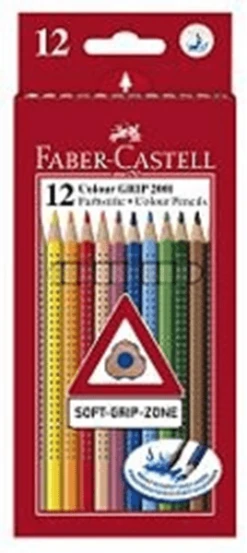 ESTUCHE 12 LAPICES COLOR GRIP FABER CASTELL 112412