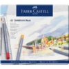 ESTUCHE DE METAL CON 48 LAPICES DE COLORES ACUARELABLES GOLDFABER. FABER CASTELL 114648