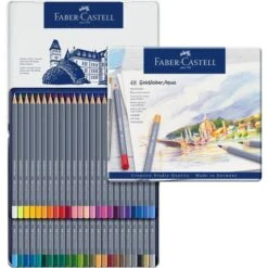 ESTUCHE DE METAL CON 48 LAPICES DE COLORES ACUARELABLES GOLDFABER. FABER CASTELL 114648 7 ESTUCHE DE METAL CON 48 LAPICES DE COLORES ACUARELABLES GOLDFABER. FABER CASTELL 114648 -tienda EPSON 114648 pic 3
