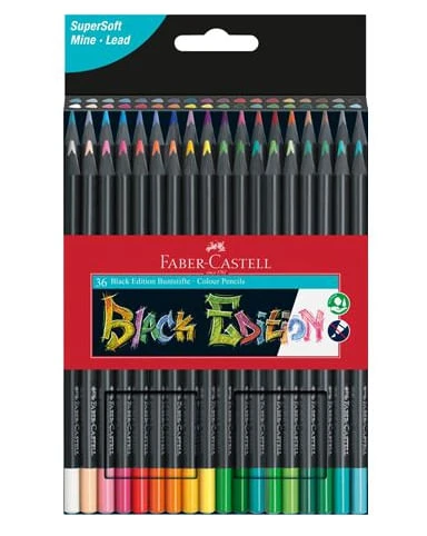 ESTUCHE 36 LAPICES DE COLORES BLACK EDITION. FABER CASTELL 116436 2 ESTUCHE 36 LAPICES DE COLORES BLACK EDITION. FABER CASTELL 116436 - Imagen 2
