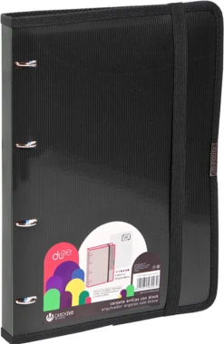 CARPETA ANILLAS CARPETAEBLOCK POLIPROPILENO DUNE A4 100H GOMA NEGRO CARCHIVO 12377406