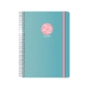 AGENDA 2024 MEMPHIS DIA PAGINA 15 X 21 CM MODELO VERDE DOHE 12687-24