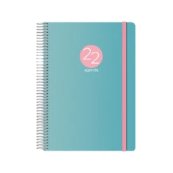 AGENDA 2024 MEMPHIS DIA PAGINA 15 X 21 CM MODELO VERDE DOHE 12687-24