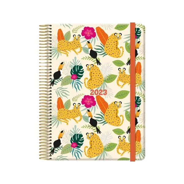 AGENDA 2023 JUNGLE DIA PAGINA 15 X 21 CM MODELO PTROPICP DOHE 12714-23 2 AGENDA 2023 JUNGLE DIA PAGINA 15 X 21 CM MODELO PTROPICP DOHE 12714-23 - Imagen 2