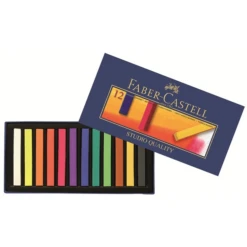 ESTUCHE 12 BARRAS SOFT PASTEL FABER CASTELL 128312