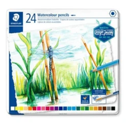ESTUCHE DE METAL CON 24 LAPICES. COLORES SURTIDOS STAEDTLER 14610C M24