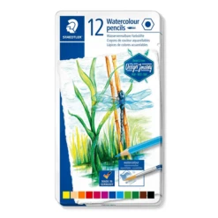 ESTUCHE METALICO CON 12 LAPICES. COLORES SURTIDOS STAEDTLER 146C M12