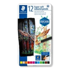 ESTUCHE DE METAL CON 12 LAPICES. COLORES SURTIDOS STAEDTLER 149C M12