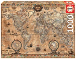 PUZZLE 1000 PIEZAS MAPAMUNDI EDUCA 15159
