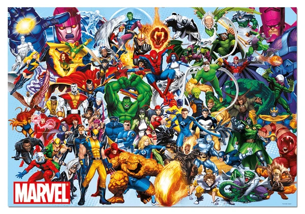 PUZZLE 1000 PIEZAS LOS HEROES DE MARVEL EDUCA 15193 1 PUZZLE 1000 PIEZAS LOS HEROES DE MARVEL EDUCA 15193