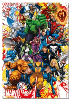 PUZZLE 500 PIEZAS HEROES MARVEL EDUCA 15560