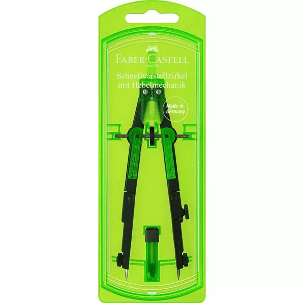 COMPAS CON MECANISMO DE PALANCA. FABER CASTELL 174007 1 COMPAS CON MECANISMO DE PALANCA. FABER CASTELL 174007