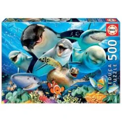 Alternative view of PUZZLE 500 PIEZAS SELFIE BAJO EL AGUA EDUCA 17647