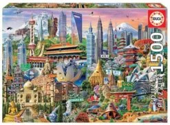 Alternative view of PUZZLE 1500 PIEZAS SIMBOLOS DE ASIA EDUCA 17979
