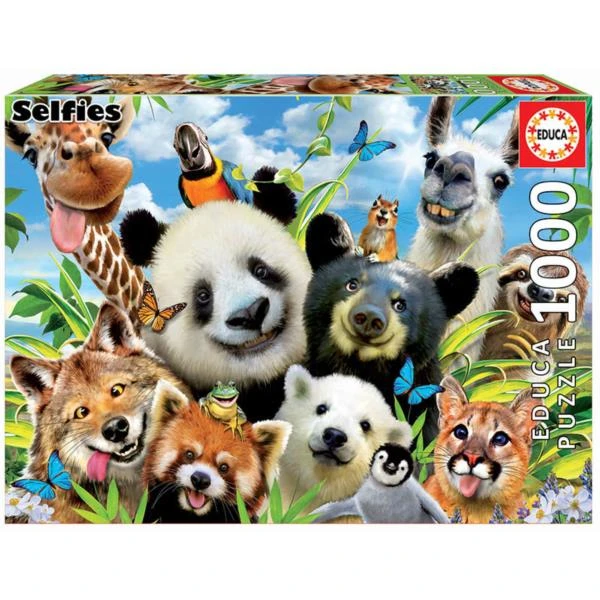 PUZZLE 1000 PIEZAS LLAMA DRAMA SELFIE EDUCA 18117 2 PUZZLE 1000 PIEZAS LLAMA DRAMA SELFIE EDUCA 18117 - Imagen 2