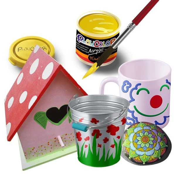 ESTUCHE ACRYLIC BASIC 40ML. 6 COLORES SURTIDOS PLAYCOLOR 18191. 3 ESTUCHE ACRYLIC BASIC 40ML. 6 COLORES SURTIDOS PLAYCOLOR 18191. - Imagen 3