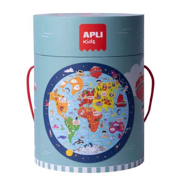 PUZZLE CIRCULAR MAPAMUNDI 48 PIEZAS APLI 18201 1 PUZZLE CIRCULAR MAPAMUNDI 48 PIEZAS APLI 18201