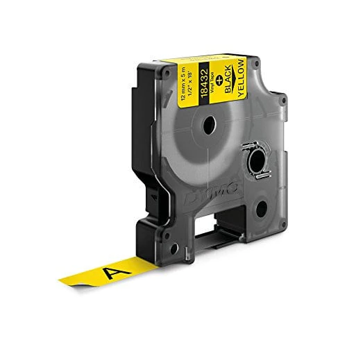 CINTA ROTULADORA RHINOPRO VINILO 12MMX5.5M NEGRO AMARILLO DYMO 18432 5 CINTA ROTULADORA RHINOPRO VINILO 12MMX5.5M NEGRO AMARILLO DYMO 18432 - Imagen 5