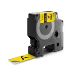 CINTA ROTULADORA RHINOPRO VINILO 19MMX5.5M NEGRO AMARILLO DYMO 18433 9 CINTA ROTULADORA RHINOPRO VINILO 19MMX5.5M NEGRO AMARILLO DYMO 18433 -tienda EPSON 18433 pic 4