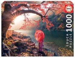 Alternative view of PUZZLE 1000 PIEZAS AMANECER EN EL RIO KATSURA. JAPON EDUCA 18455