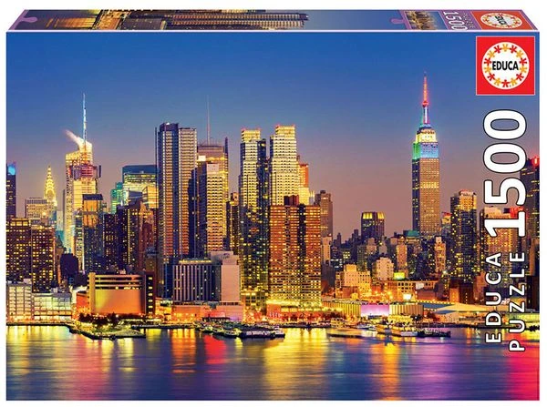 PUZZLE 1500 PIEZAS MANHATTAN DE NOCHE EDUCA 18466 2 PUZZLE 1500 PIEZAS MANHATTAN DE NOCHE EDUCA 18466 - Imagen 2