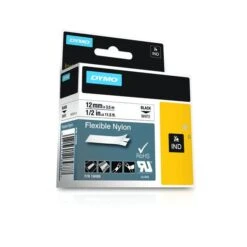 CINTA ROTULADORA RHINOPRO NYLON FLEXIBLE BLANCO 12MM.X3.5M DYMO 18488 -tienda EPSON 18488 pic 3