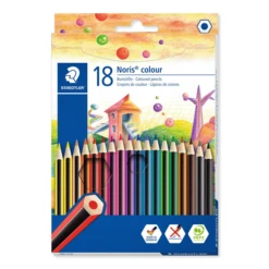 ESTUCHE 18 PZAS NORIS COLOUR 185. SURT. STAEDTLER 185 C18