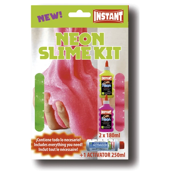 ESTUCHE NEON SLIME MINI KIT 2 COLAS ACTIVADOR INSTANT 18951 1 ESTUCHE NEON SLIME MINI KIT 2 COLAS ACTIVADOR INSTANT 18951