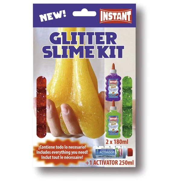 ESTUCHE GLITTER SLIME MINI KIT 2 COLAS ACTIVADOR INSTANT 18981 2 ESTUCHE GLITTER SLIME MINI KIT 2 COLAS ACTIVADOR INSTANT 18981 - Imagen 2