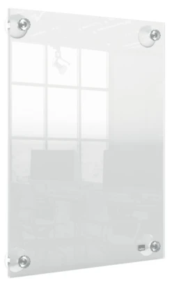 PORTAPOSTER ACRILICO TRANSPARENTE MURAL REMOVIBLE A4 NOBO 1915600