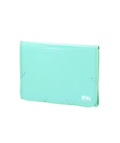 ACORDEON POLIPROPILENO SOFT FOLIO 13 DEPARTAMENTOS RIBETE GOMA MENTA CARCHIVO 19260017